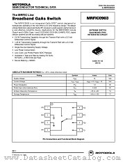 MRFIC0903 datasheet pdf Motorola