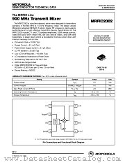 MRFIC2002 datasheet pdf Motorola