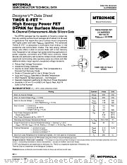 MTB2N40E datasheet pdf Motorola