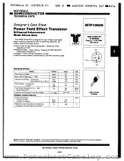 MTP10N25 datasheet pdf Motorola