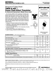 MTP12N10E datasheet pdf Motorola