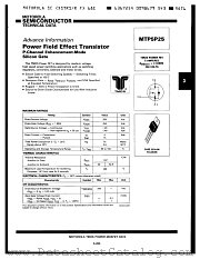 MTP5P25 datasheet pdf Motorola