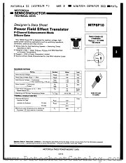 MTP8P10 datasheet pdf Motorola