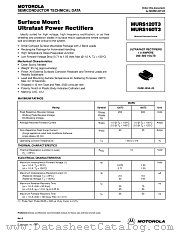 MURS160T3 datasheet pdf Motorola