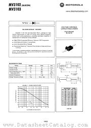 MV3102 datasheet pdf Motorola