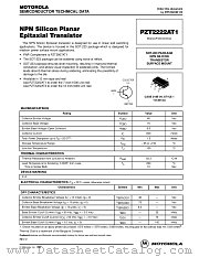 PZT2222AT1 datasheet pdf Motorola