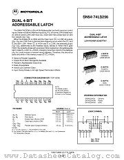 SN54LS256 datasheet pdf Motorola