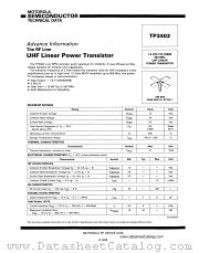 TP3402 datasheet pdf Motorola