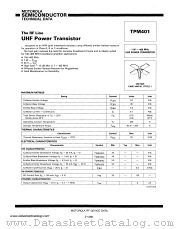 TPM401 datasheet pdf Motorola