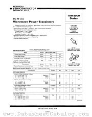TRW3001 datasheet pdf Motorola