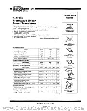 TRW54501 datasheet pdf Motorola