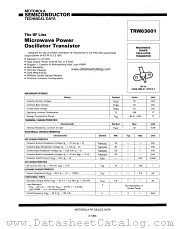 TRW63601 datasheet pdf Motorola