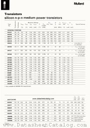 BFX85 datasheet pdf Mullard