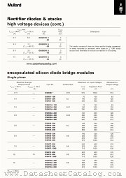 OSH10A-400 datasheet pdf Mullard