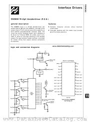 DS8666 datasheet pdf National Semiconductor