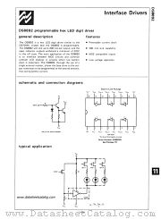 DS8892 datasheet pdf National Semiconductor
