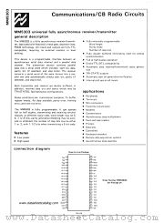 MM5303 datasheet pdf National Semiconductor