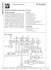 MM53105 datasheet pdf National Semiconductor