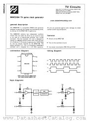 MM53104 datasheet pdf National Semiconductor