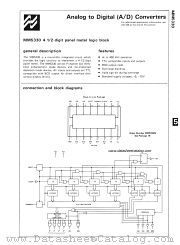 MM5330 datasheet pdf National Semiconductor