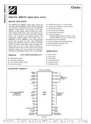 MM5370 datasheet pdf National Semiconductor