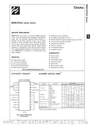 MM5375AJ datasheet pdf National Semiconductor