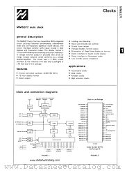 MM5377 datasheet pdf National Semiconductor