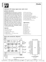 MM5384 datasheet pdf National Semiconductor