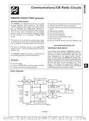 MM5395 datasheet pdf National Semiconductor