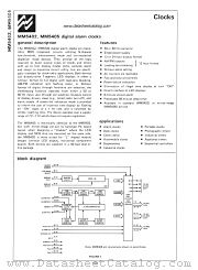 MM5405 datasheet pdf National Semiconductor