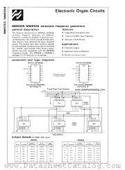 MM5556 datasheet pdf National Semiconductor