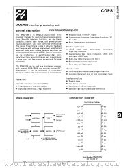 MM57109 datasheet pdf National Semiconductor