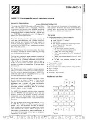 MM57123 datasheet pdf National Semiconductor