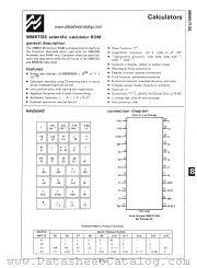 MM57135 datasheet pdf National Semiconductor