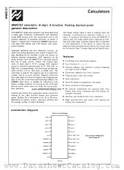 MM5737 datasheet pdf National Semiconductor