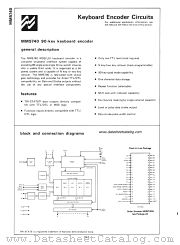 MM5740 datasheet pdf National Semiconductor