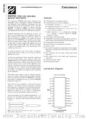 MM5760 datasheet pdf National Semiconductor