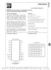 MM5794 datasheet pdf National Semiconductor
