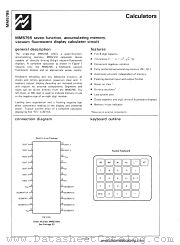 MM5795 datasheet pdf National Semiconductor