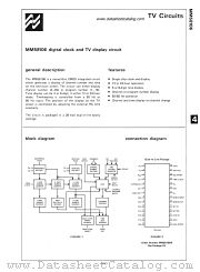 MM58106 datasheet pdf National Semiconductor