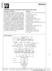 MM58115 datasheet pdf National Semiconductor