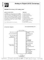 MM5863 datasheet pdf National Semiconductor