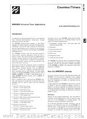 MM5865 datasheet pdf National Semiconductor