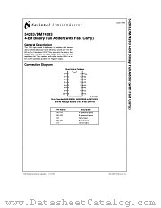 54283 datasheet pdf National Semiconductor