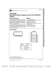 54ACTQ533 datasheet pdf National Semiconductor
