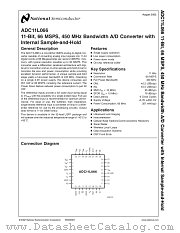 ADC11L066 datasheet pdf National Semiconductor