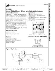 CLC001 datasheet pdf National Semiconductor