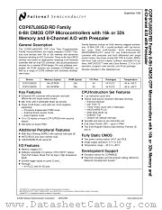 COP87L88GD_RD datasheet pdf National Semiconductor