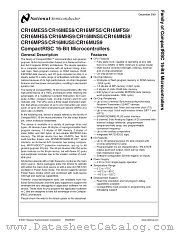 CR16MNS5 datasheet pdf National Semiconductor