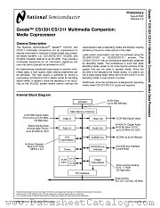 CS1301 datasheet pdf National Semiconductor
